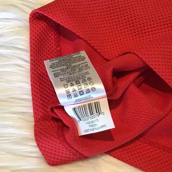 BCBGeneration red texture mesh mini skirt sz S - Picture 8 of 8